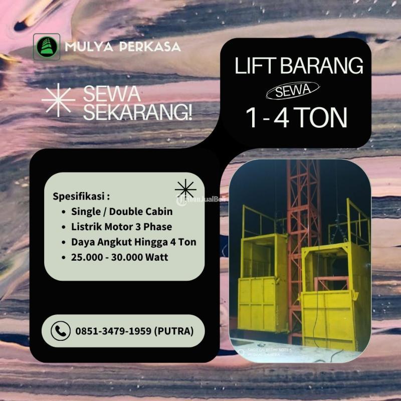 Sewa Lift Barang Material Alimak - Bondowoso 
