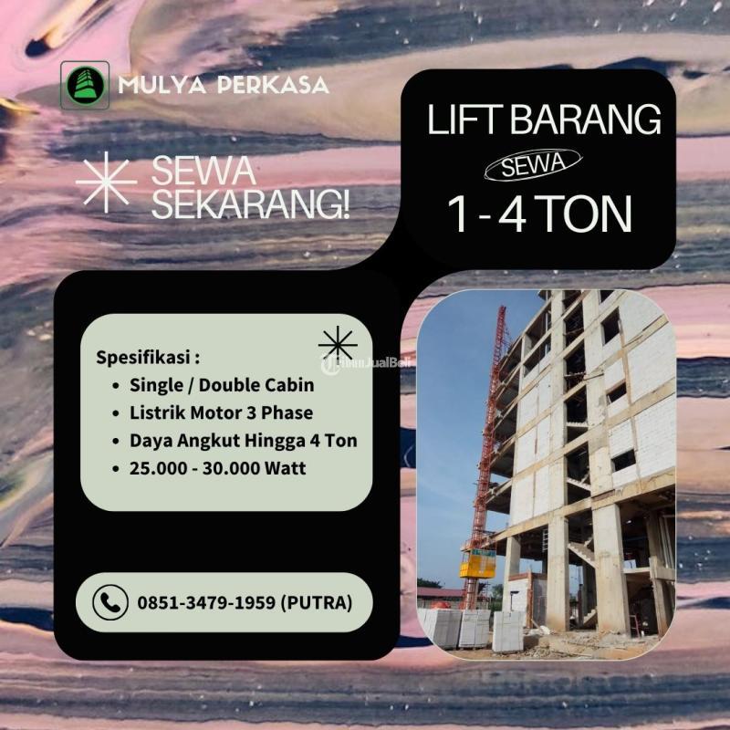 Sewa Lift Barang Material Alimak - Kediri 