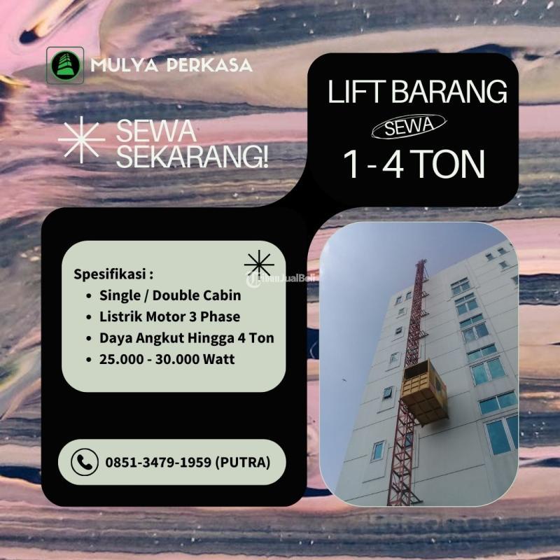 Sewa Lift Barang Lift Material Alimak - Mojokerto Kota