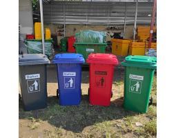 Tong Sampah Tempat Dustbin Besar 240 Liter 240l Litre Hijau Besar Roda Kapasitas - Jakarta Timur