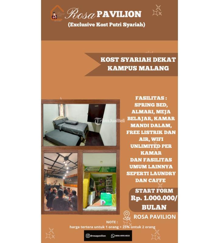 Disewakan Kost Syariah Dekat Kampus - Malang