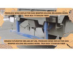 Produksi Wind Deflector dan Bemper Kolong Belakang Mobil Truk Box Titanium Fiber - Semarang Kota