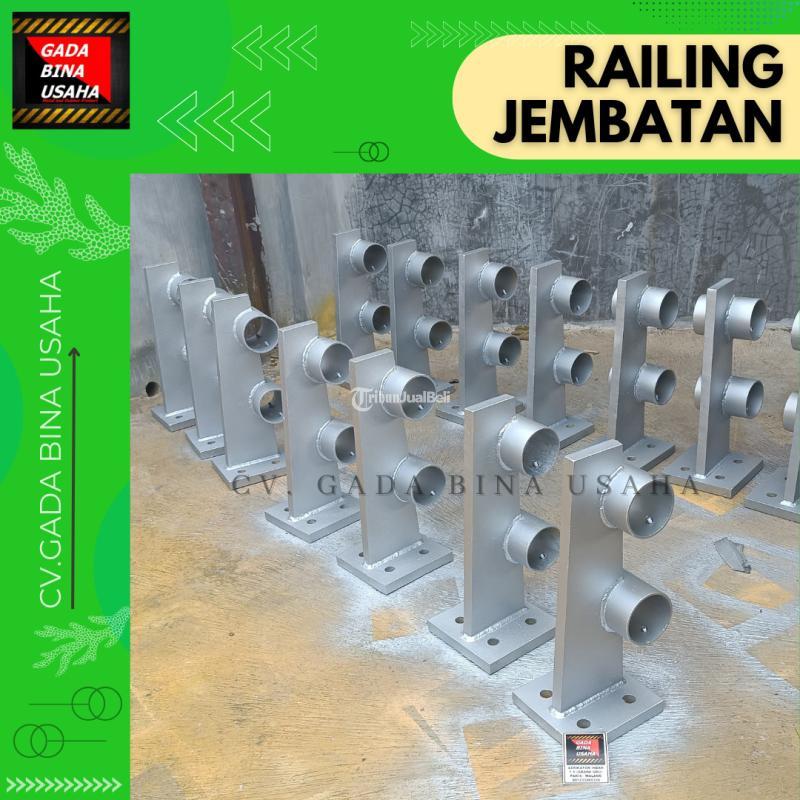 Produsen Sandaran Railing Post Pembatas Jembatan - Metro