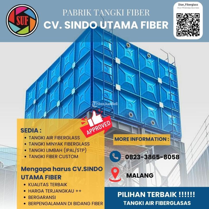 Paling Diminati Roof Tank Panel Frp Fiberglass 12000 Liter - Malang 