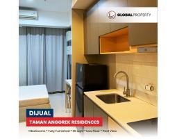 Dijual Apartemen Taman Anggrek Residences, Studio 1 Bedroom, Low Floor, Pool View - Jakarta Barat 