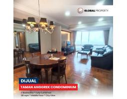 Dijual Apartemen, 2 Bedroom, Luas 88m2, SHM, Fully Furnished, City View, Taman Anggrek Condominium - Jakarta Barat