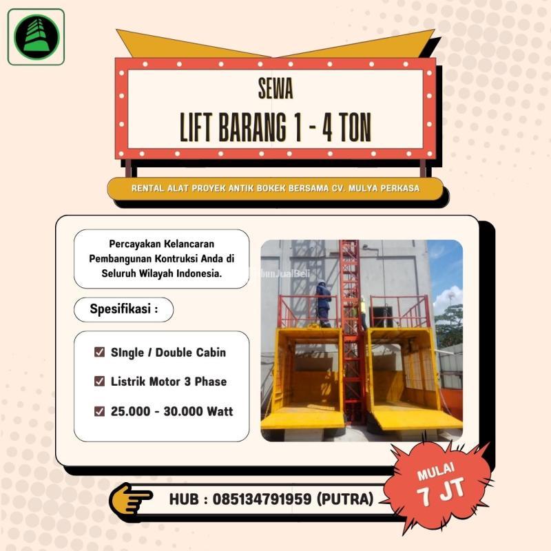 Sewa Lift Barang Lift Material Alimak - Bojonegoro   