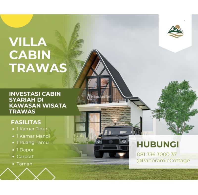 Dijual Villa Cabin Syariah Trawas 2KT 1KM SHM View Pegunungan - Mojokerto