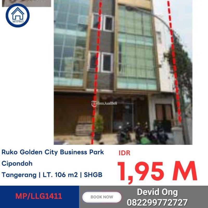 Dijual Ruko Murah di Ruko Golden City Business Park, Cipondoh - Tangerang