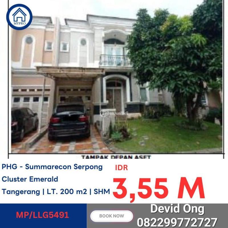 Dijual Rumah Murah 4KT 3KM SHM Pondok Hijau Golf Summarecon Serpong - Tangerang