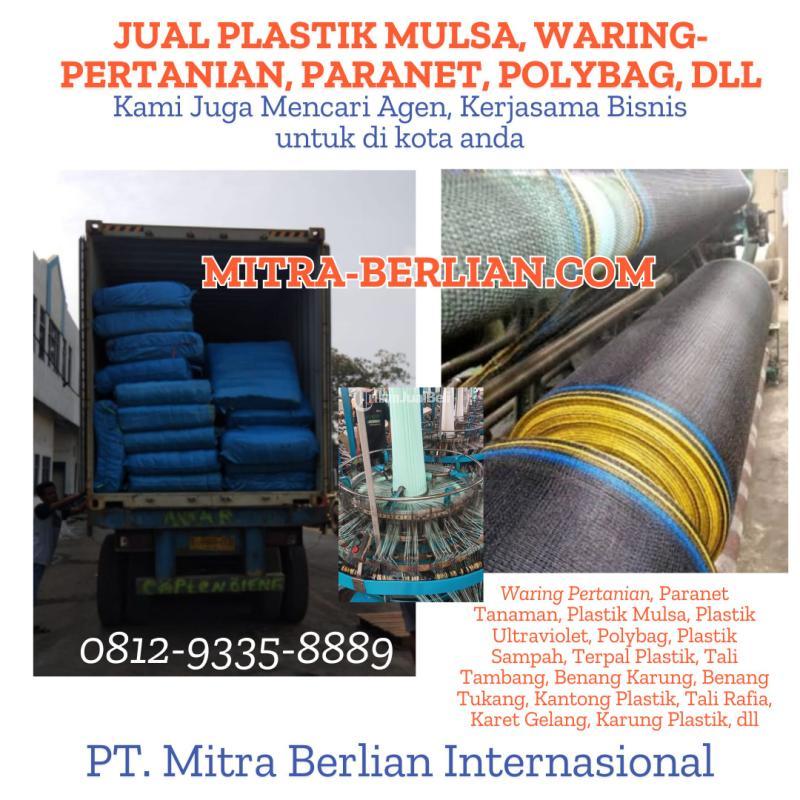 Agen Mulsa Hitam Perak dan Paranet, Polybag, Serta  Waring Pertanian - Surabaya