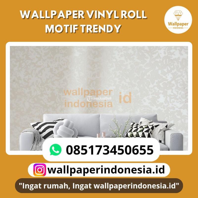 Wallpaper Vinyl Roll Motif Trendy - Malang Kota
