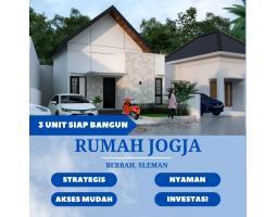 Dijual Rumah Murah, Tersedia 3 Unit, Type 40, Minimalis Modern, Siap Bangun, Dekat Ringroad Blok O, Ambarukmo Plaza, 10 Menit Atma Jaya Seturan - Yogyakarta
