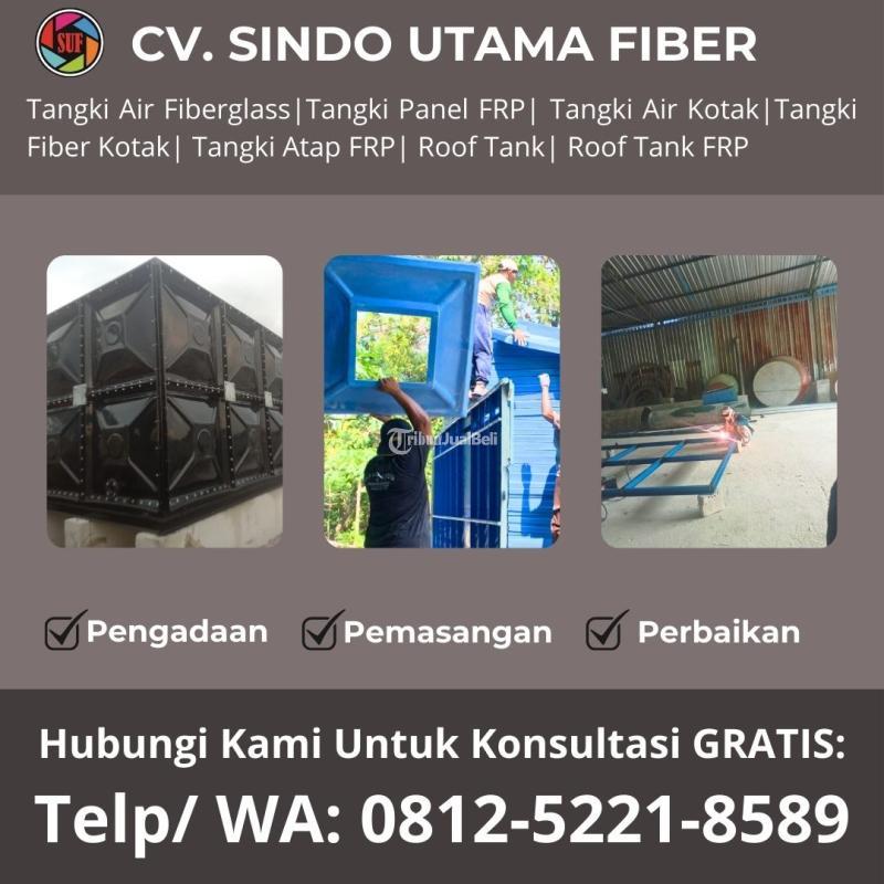 Seller Tangki Panel Fiberglass, Tangki Fiber Kotak - Kebumen