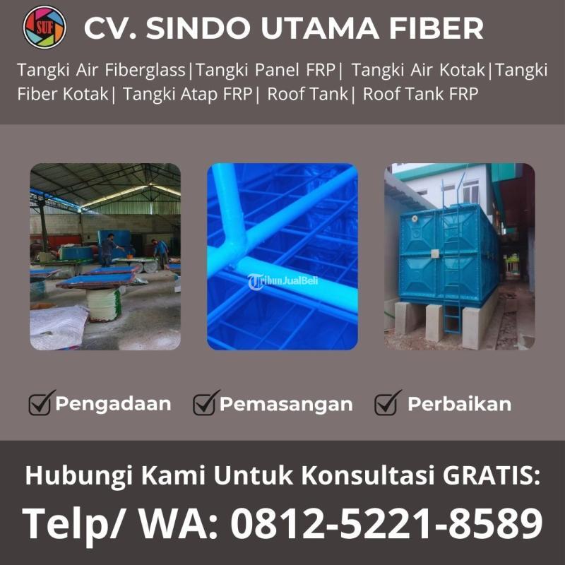 Seller Tangki Panel Fiberglass, Tangki Fiber Kotak - Kendal
