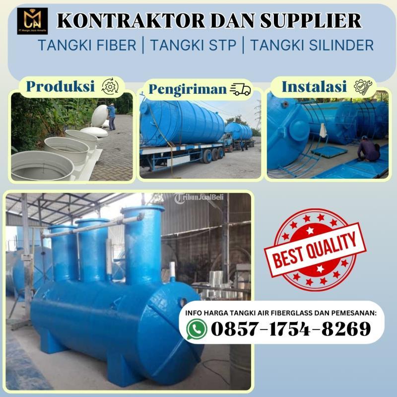 Kontraktor dan Supplier Tangki  Fiberglass - Ngawi
