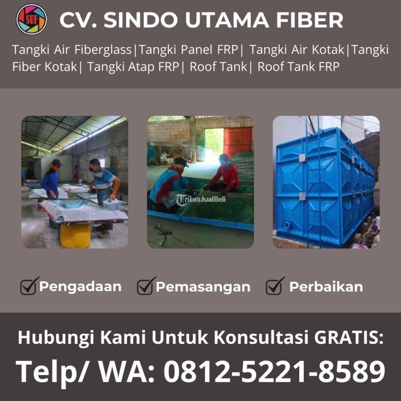 Seller Tangki Panel Fiberglass, Tangki Kotak Fiber - Kudus
