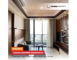 Disewakan Apartemen Fully Furnished Mewah, Taman Anggrek Residences 2 Bedroom, Middle Floor - Jakarta Barat