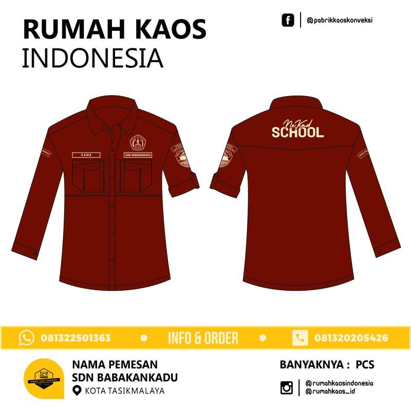 Seragam Karyawan Kedurang Kemeja Custom Bordir - Bengkulu Selatan