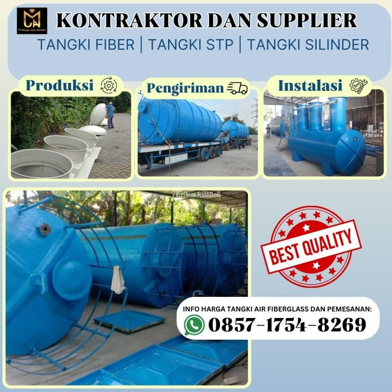 Kontraktor dan Supplier Tangki Fiber STP - Sragen