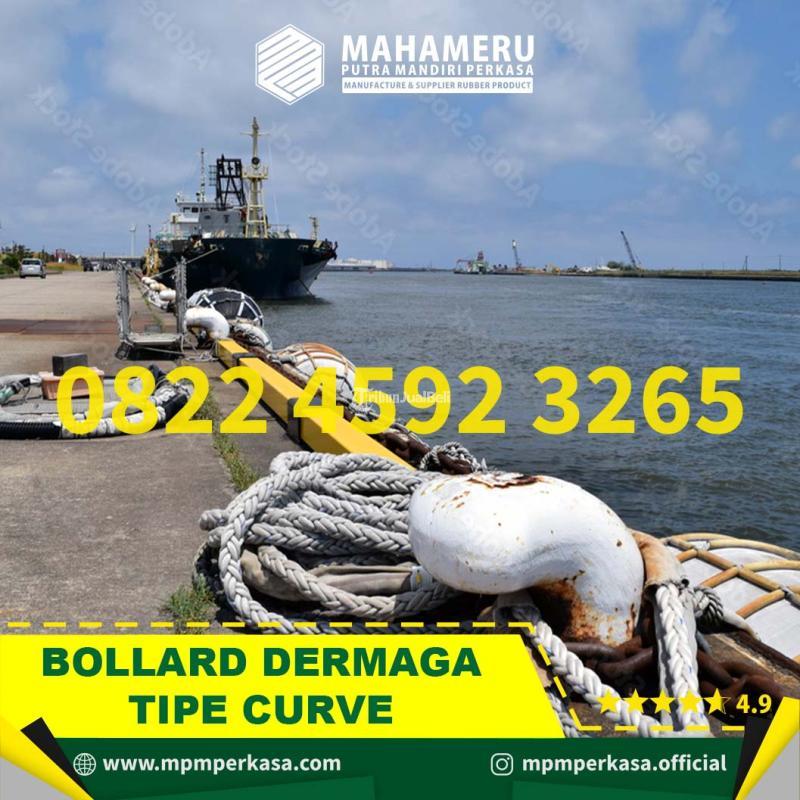 Fabrikasi Bollard Dermaga Tipe Curve di Sulawesi Utara - Bitung