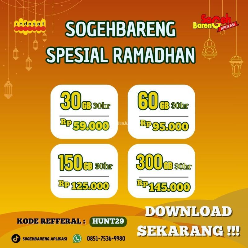 Bonus menarik Kuota Spesial Ramadhan Indosat - Surabaya