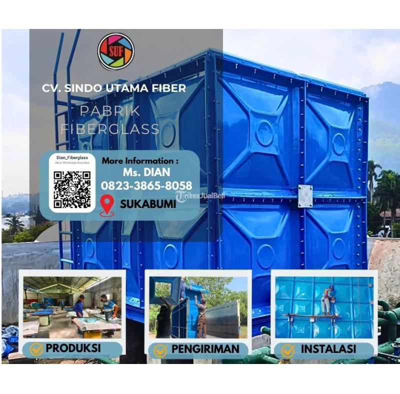 Roof Tank Panel FRP 20000 Liter - Sukabumi 