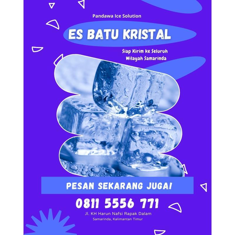 Agen Es Batu Kristal Harga Murah - Samarinda