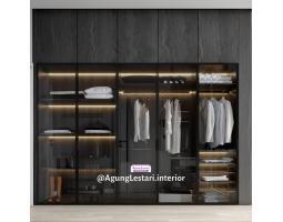 Lemari Pakaian Minimalis Estetik Custom - Surabaya 