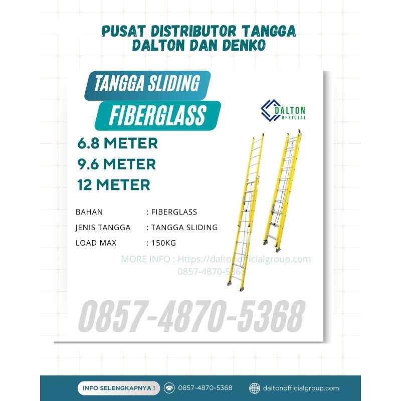Tangga Sliding Fiberglass Ukuran 12 Meter, 9.6 Meter dan 6.8 Meter - Surabaya 