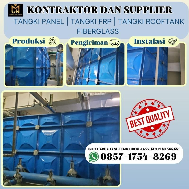 Kontraktor dan Supplier Tangki Panel Fiberglass - Bogor