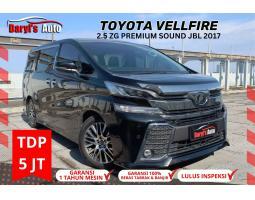 Dijual Mobil Second, Toyota Vellfire ZG, Premium Sound JBL, New Model Facelift, TDP 5jt, Tahun 2017, Sangat Terawat, Bisa TT - Jakarta Utara
