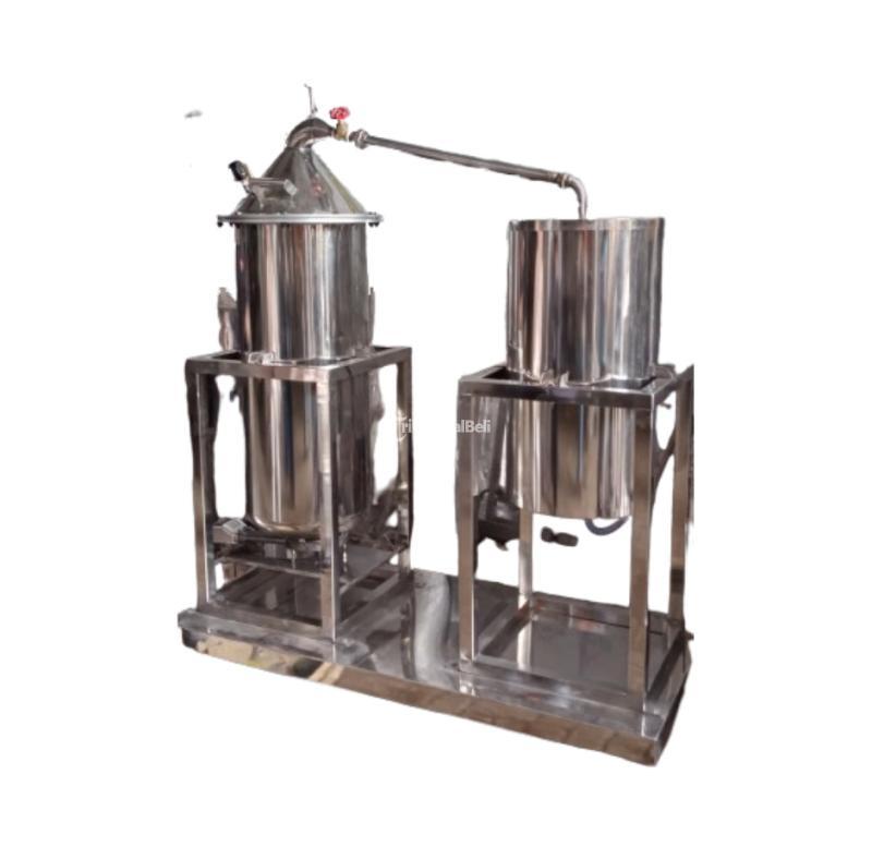 Terbaru Mesin Destilasi Minyak Nilam Kapasitas 10Kg Grahamesin - Malang