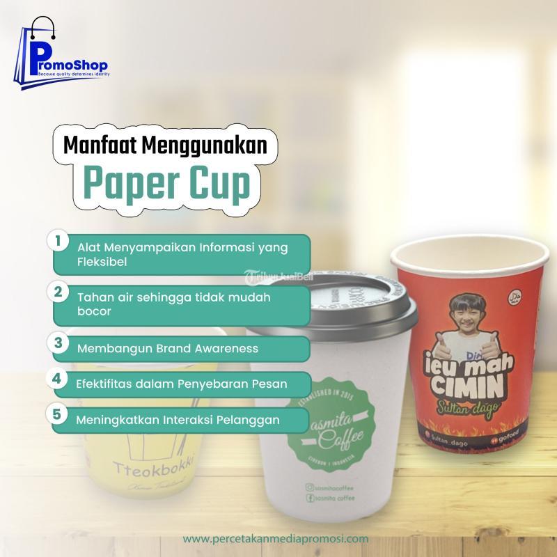 Cetak Paper Cup Design Branding Business Custom Gelas Kertas Murah di ...