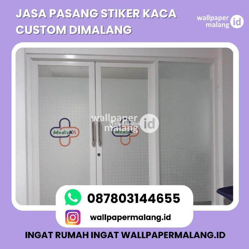 Jasa Pasang Stiker Kaca Custom - Malang