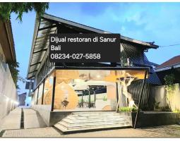 Dijual Restoran dengan Perabotan Area Sanur - Denpasar Bali