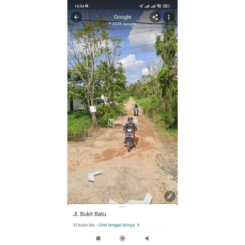 Dijual Tanah Siap Bangun Ukuran 33x187 Lokasi Pal 5 Belakang Kantor Kelautan - Pontianak 