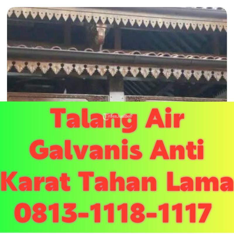 Talang Air Galvanis Metal Eks Lindab Anti Karat - Jembrana