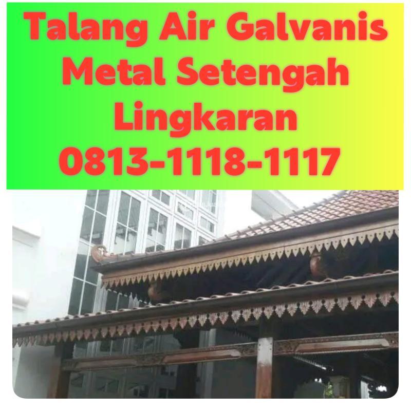 Talang Air Galvanis Metal Eks Lindab Anti Karat - Jembrana