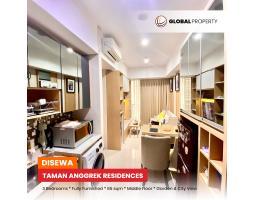 Dijual Apartemen Fully Furnished 3 Bedroom 65sqm, Taman Anggrek Residences at Tanjung Duren - Jakarta Barat 