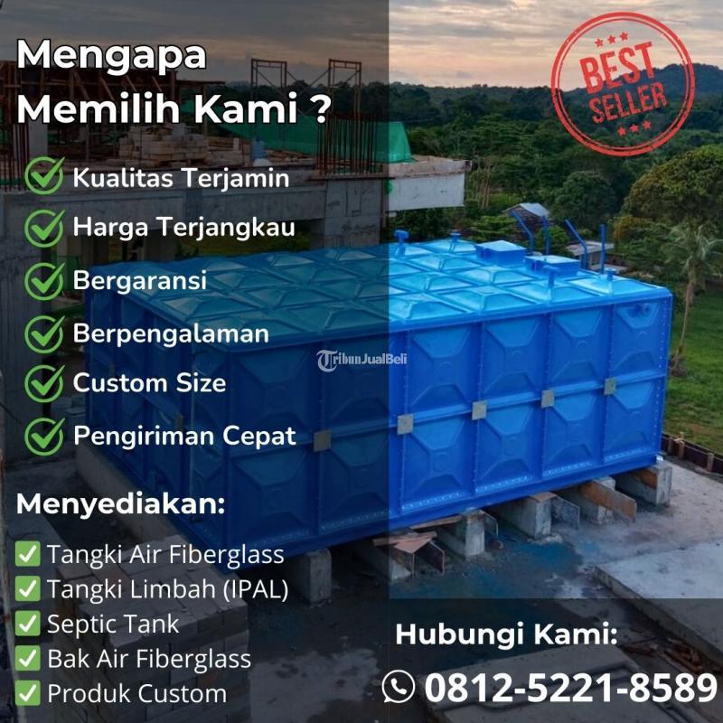Best Seller Tangki Fiberglass Harga Terjangkau, Bisa Custom - Bekasi