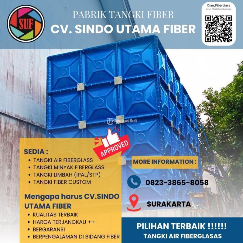 Sedia Berbagai Tangki Air Fiberglass FRP - Surakarta