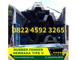 Produsen Rubber Fender Dermaga Tipe V 250H 1500L Berkualitas - Pangkal Pinang