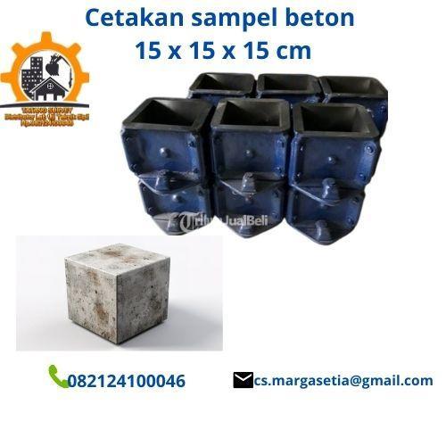 Cetakan Kubus Beton 15x15x15 Murah Bahan Besi Cor - Jakarta Utara 