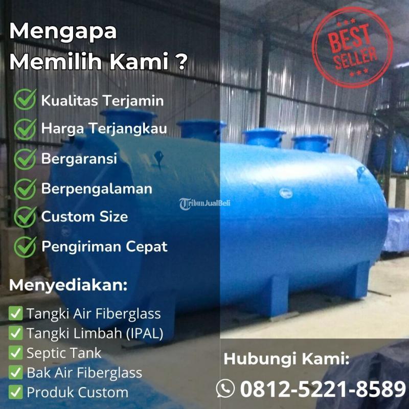 Best Seller Tangki Fiberglass Harga Terjangkau, Bisa Custom - Kota Tasikmalaya