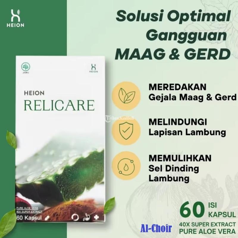 Relicare 30 Kapsul Herbal Alami Solusi Asam Lambung Maag dan Gerd Ampuh - Jakarta Timur