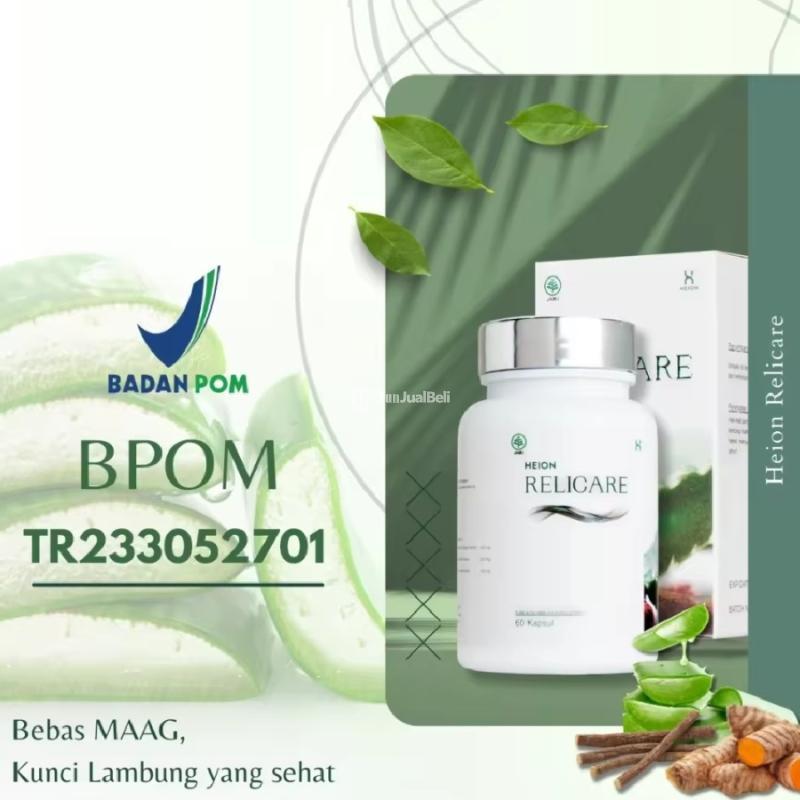 Relicare 30 Kapsul Herbal Alami Solusi Asam Lambung Maag dan Gerd Ampuh - Jakarta Timur