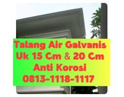 Talang Air Galvanis Anti Korosi 20 Cm - Klungkung