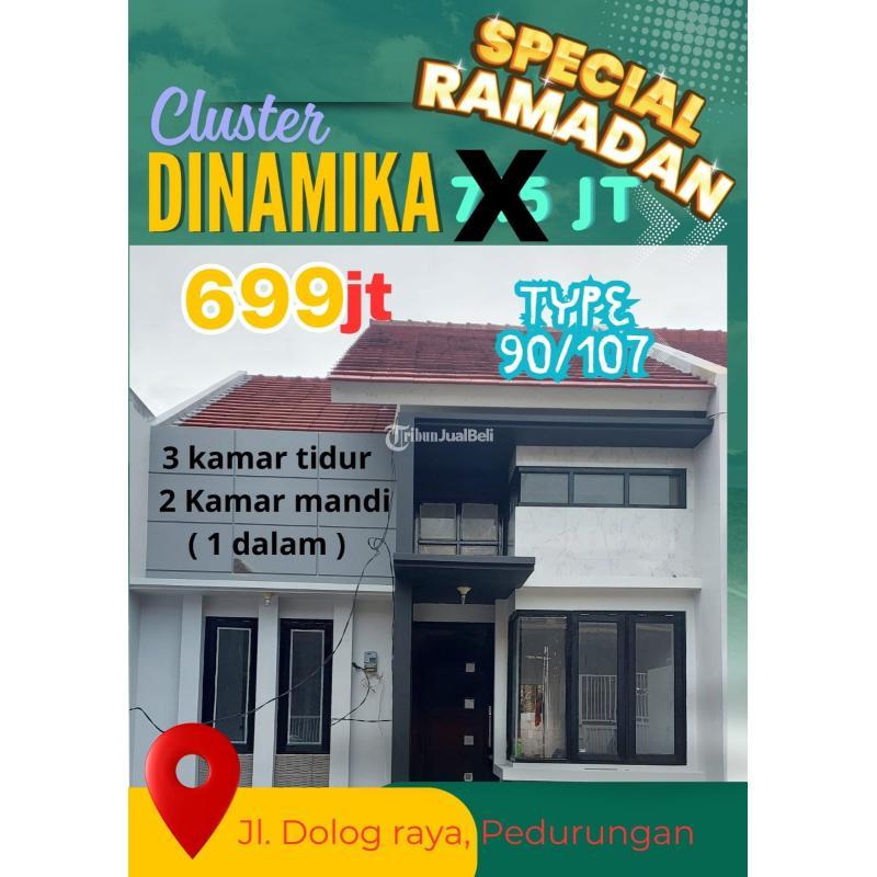 Jual Rumah Baru Tipe 90 Siap Huni Jalan Raya Dolog Pedurungan - Semarang Kota