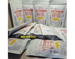 Vitamin D3 K2 5000 IU 300 Micro Ingredients Softgel Asli USA - Singkawang
